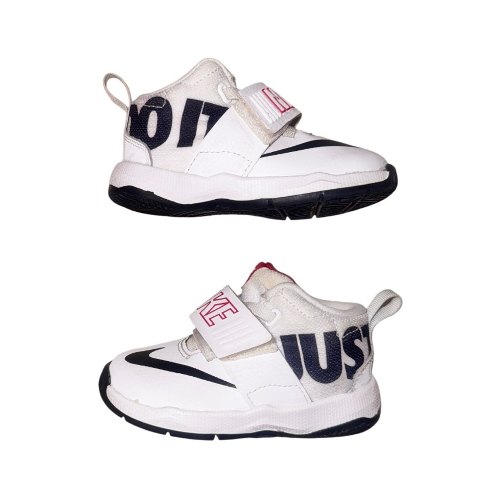 Nike Team Hustle D8 JUST DO IT tennis shoes baby boys size 6 - Picture 8 of 12